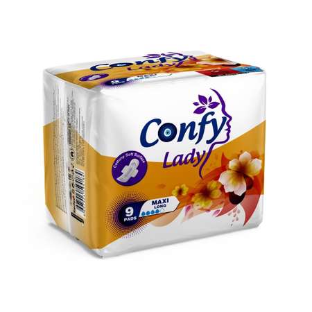 Прокладки гигиенические CONFY Lady Maxi long 9 шт