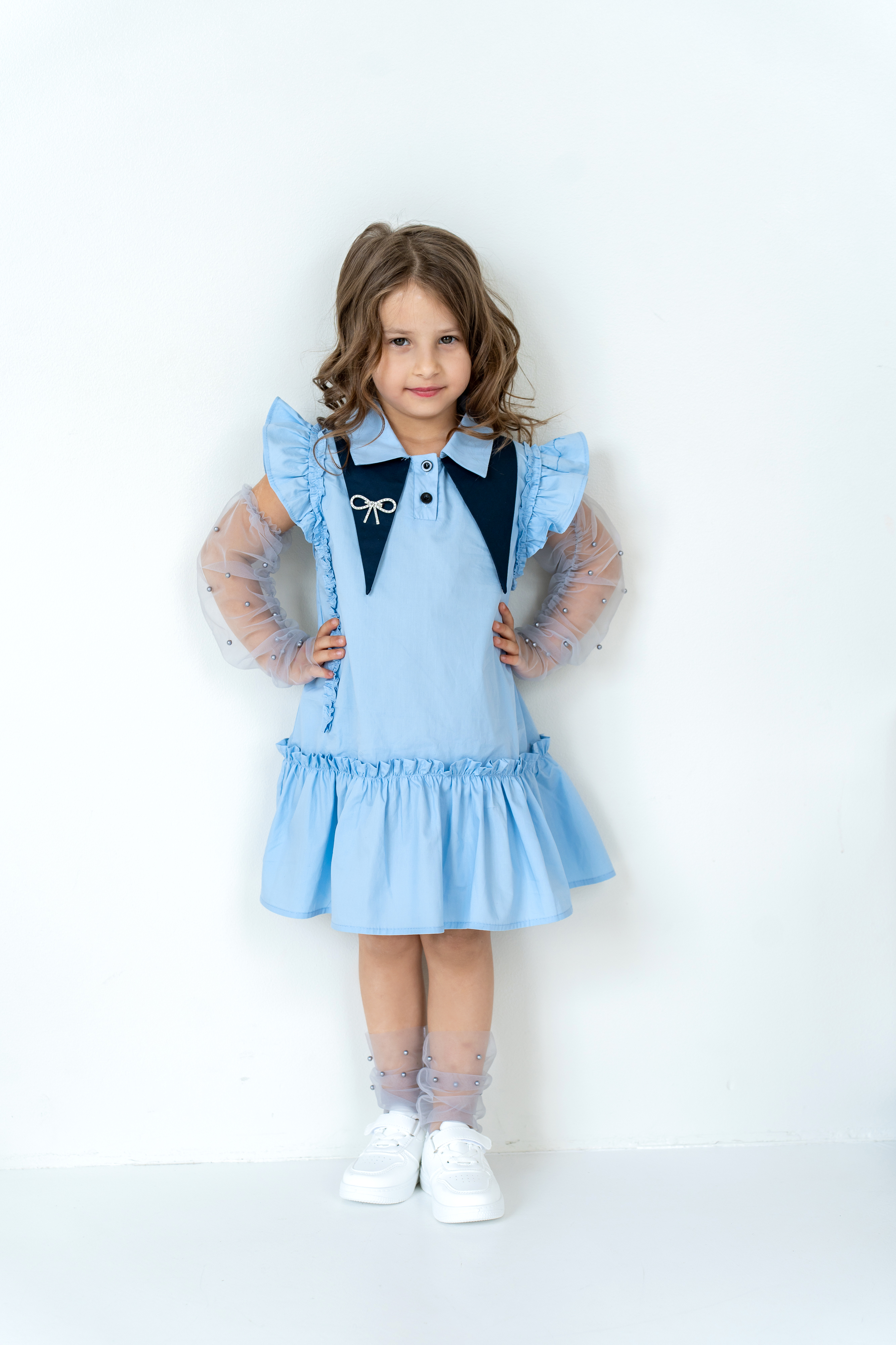 Носки VasileKiss Серые Б детские - фото 4