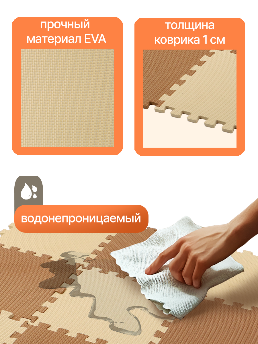 Коврик-пазл Рыжий кот 90 x 150 см - фото 5