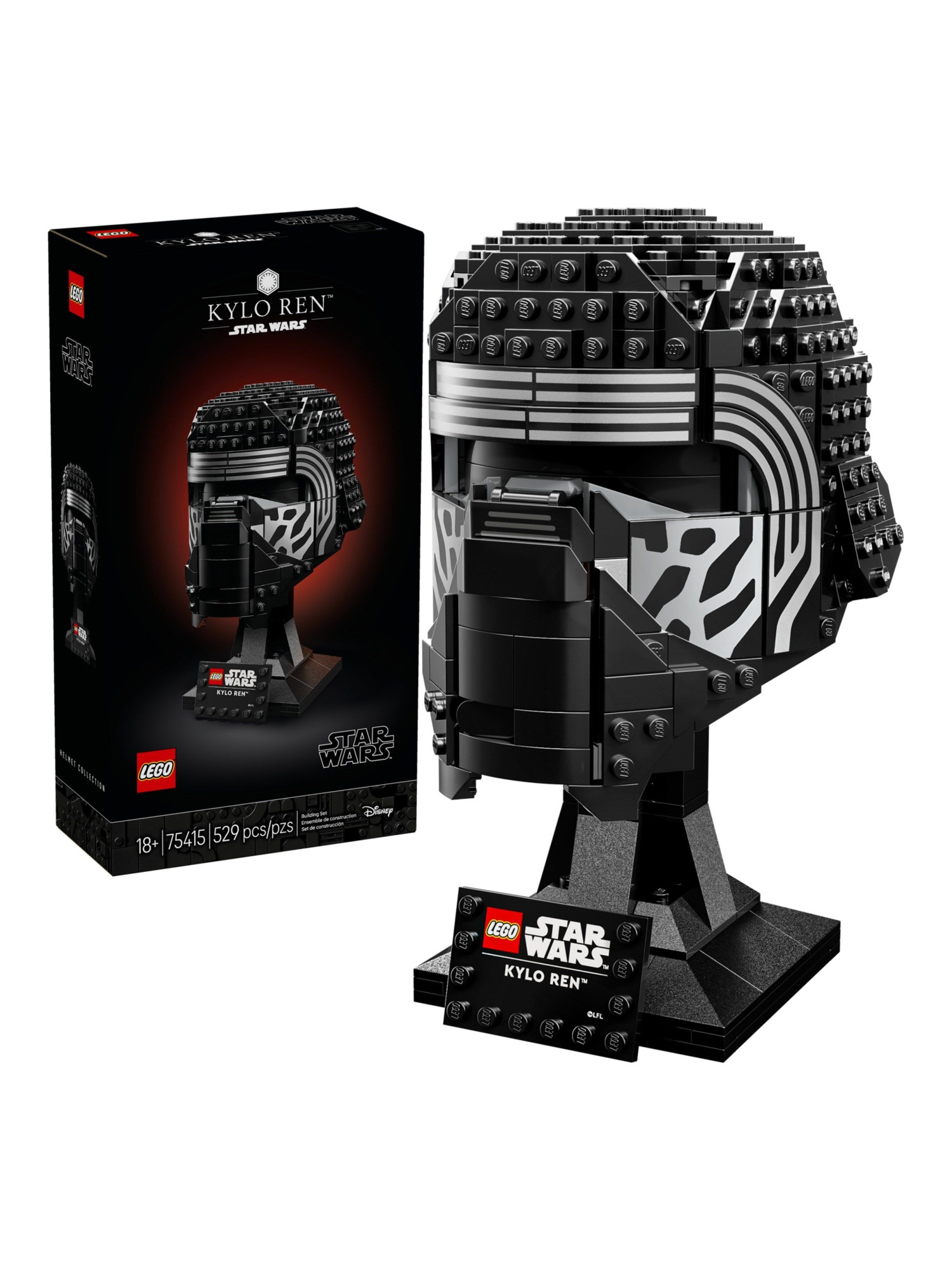 Конструктор LEGO Star Wars Шлем Кайло Рена 529 дет. - фото 2