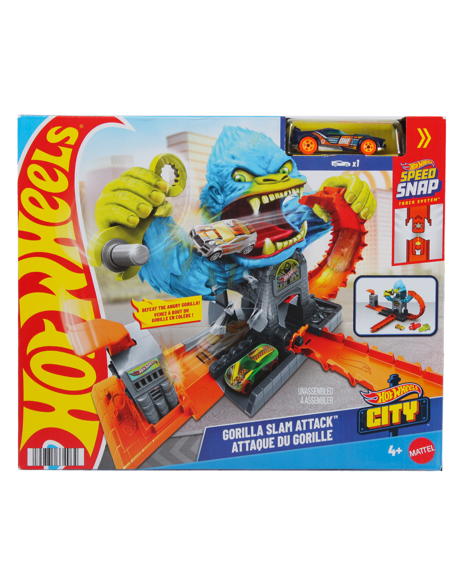 Трек Hot Wheels Атака гориллы JHL92 - фото 6
