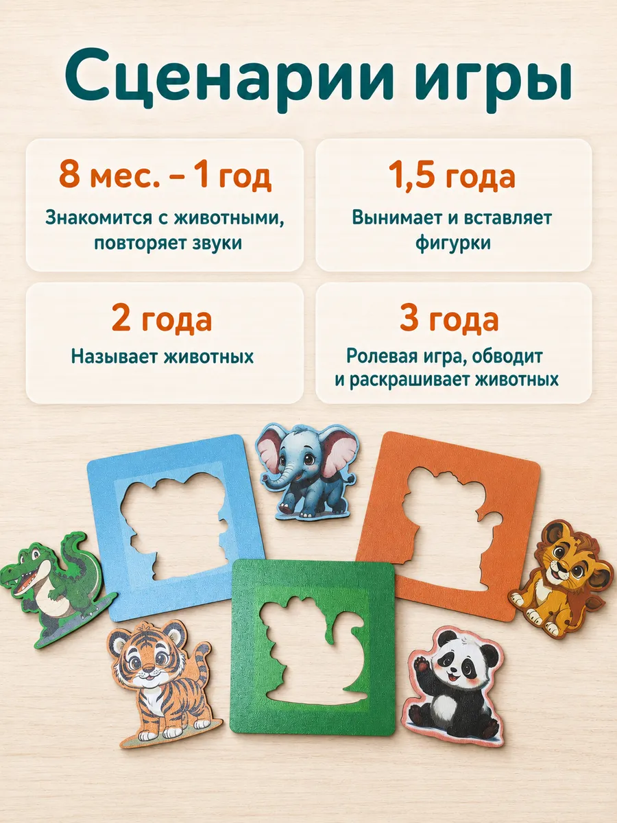 Игрушка ГРАТ рамка-вкладыш - фото 6