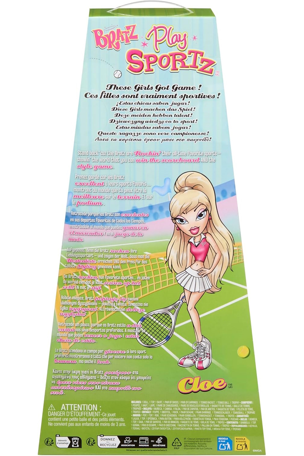 Кукла модельная Bratz Cloe Tennis 569527 - фото 8