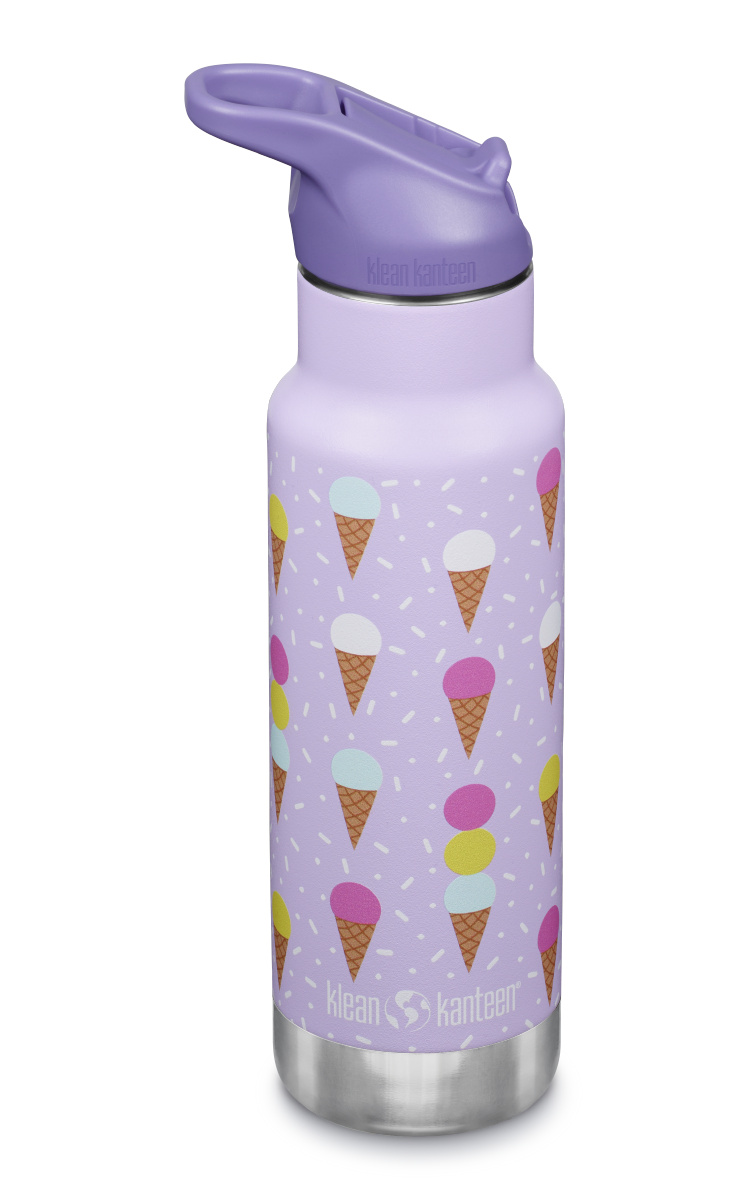 Детская термобутылка Klean Kanteen Insulated Kid Classic Flip Sport 12oz (355 мл) Ice Cream - фото 1