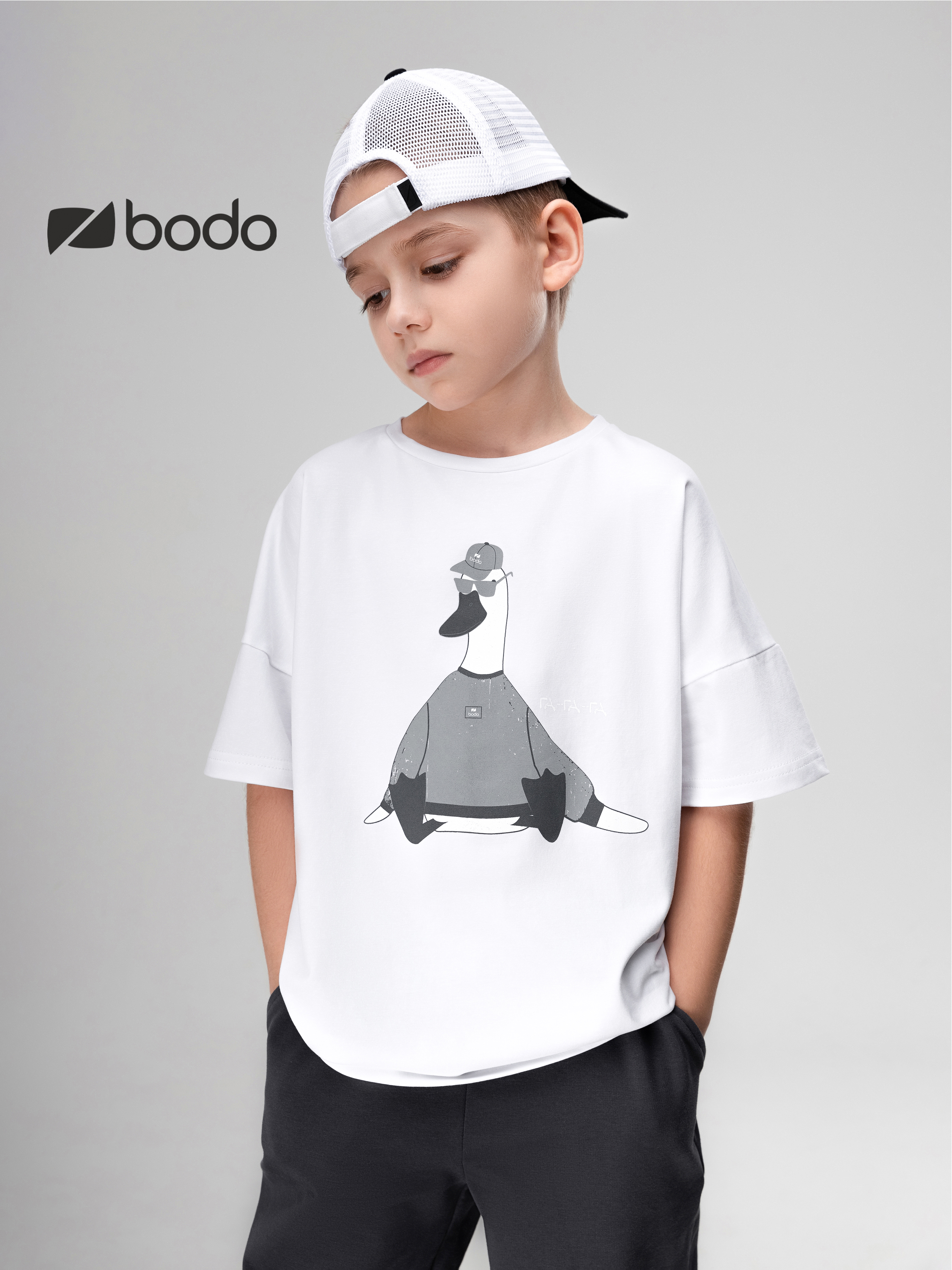 Футболка Bodo 4-435MU_белый - фото 7