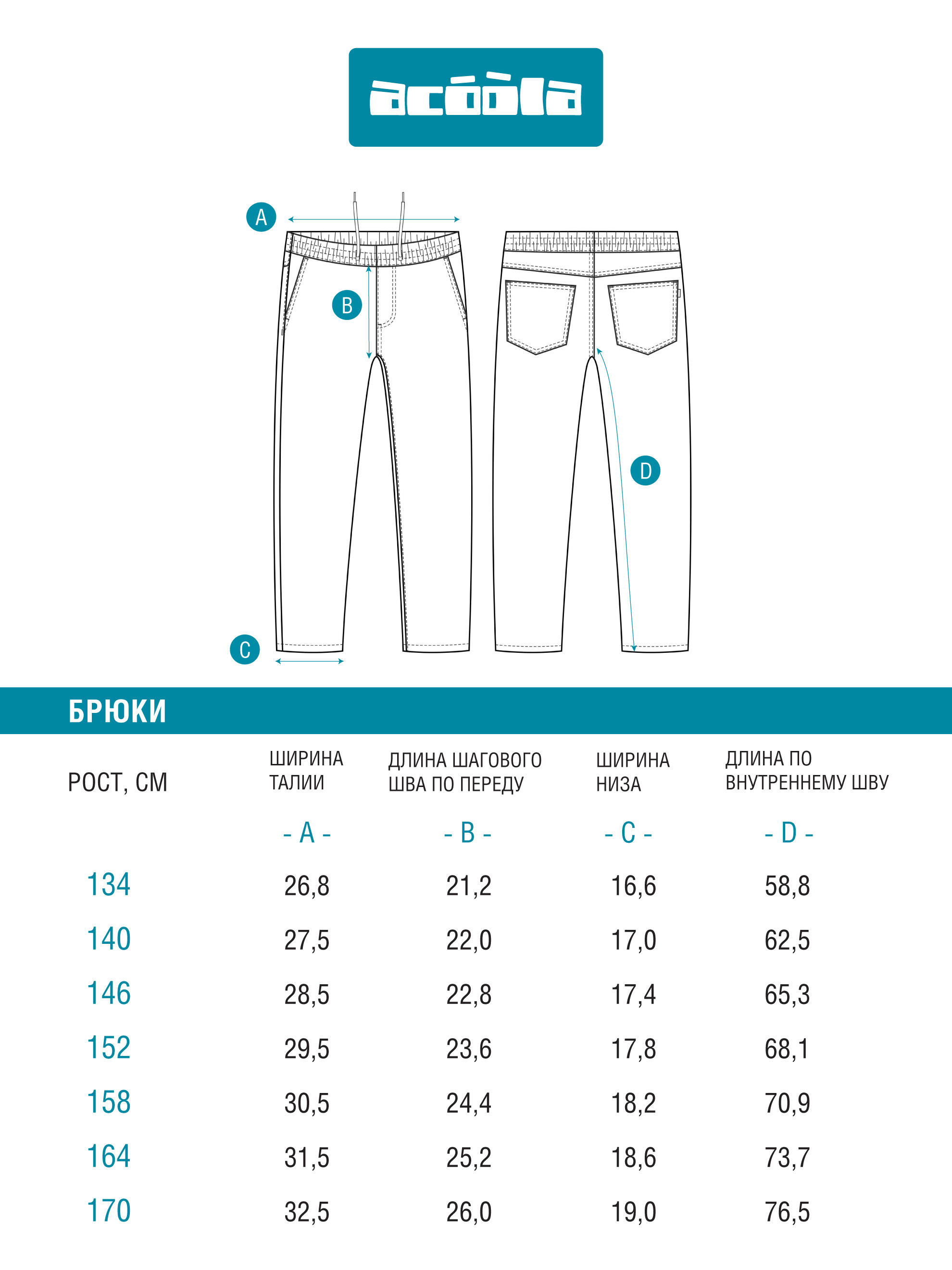 Джинсы Acoola 20110440096_0089438 - фото 7