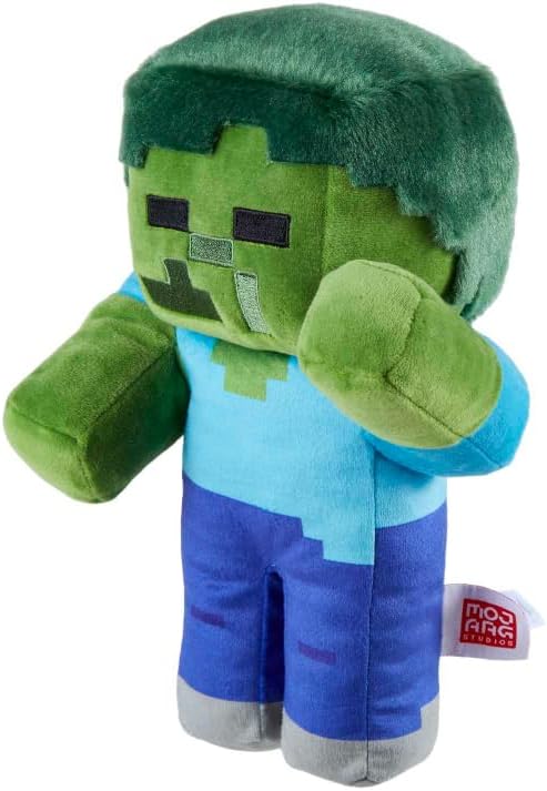 Игрушка мягкая Minecraft Зомби 20 см - фото 1