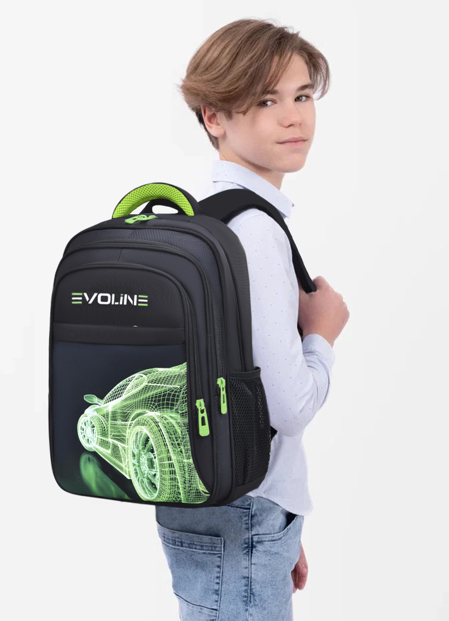Рюкзак Evoline Гоночная машинка - фото 13