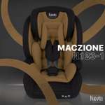 Автокресло Nuovita Maczione N123-1 1/2/3 (9-36 кг) коричневый