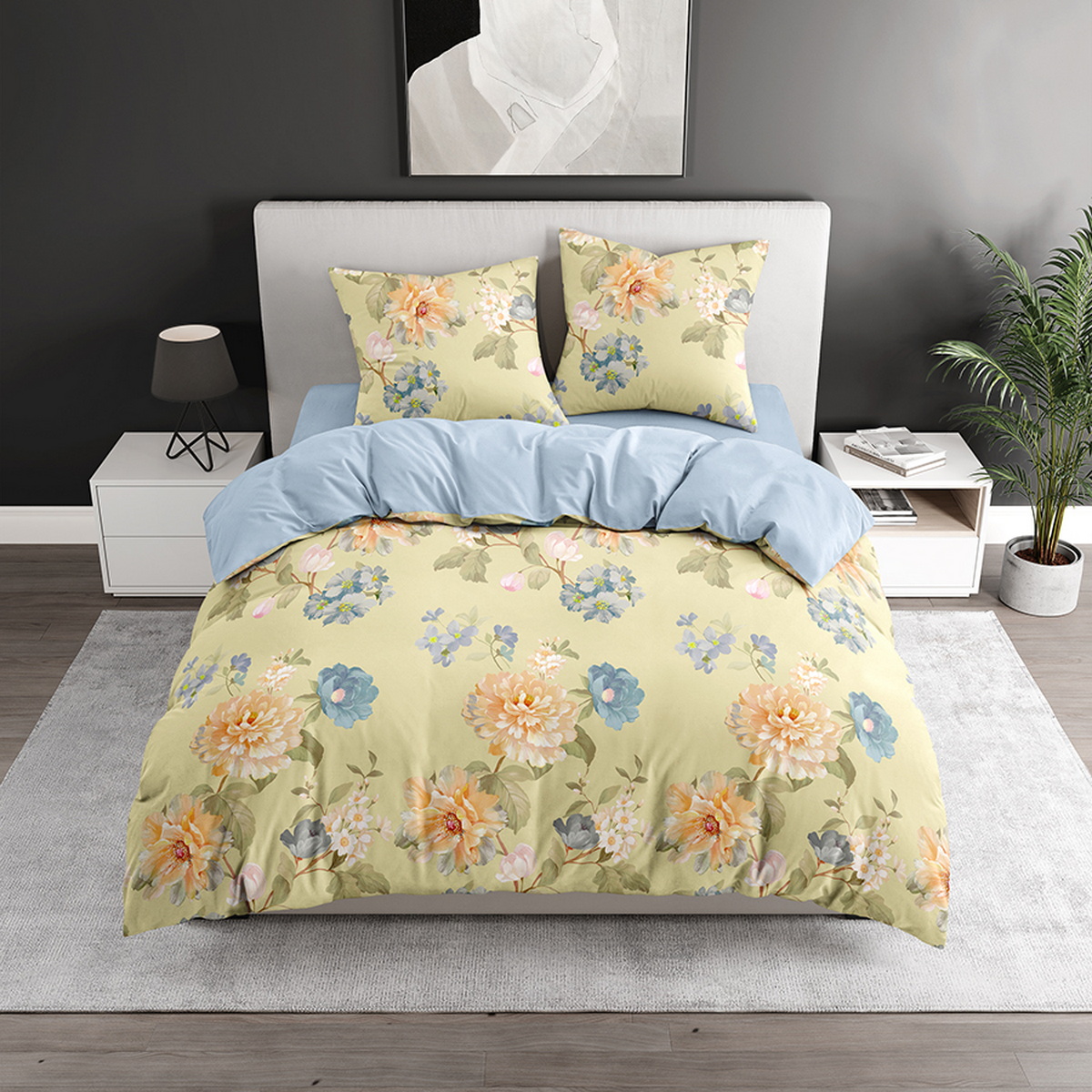 Комплект постельного белья BRAVO Амари полутораспальный 4 предм. - фото 1