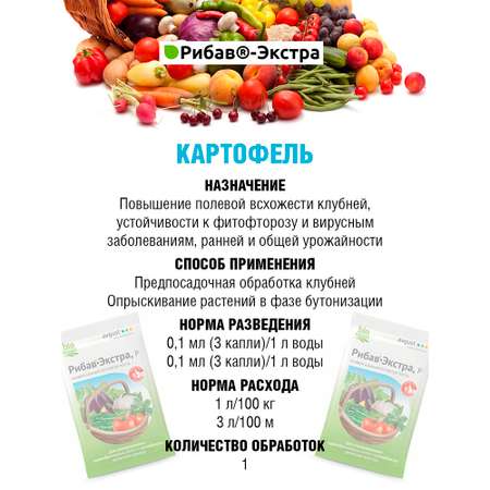 Стимулятор роста и питания AVGUST Рибав-Экстра 1мл