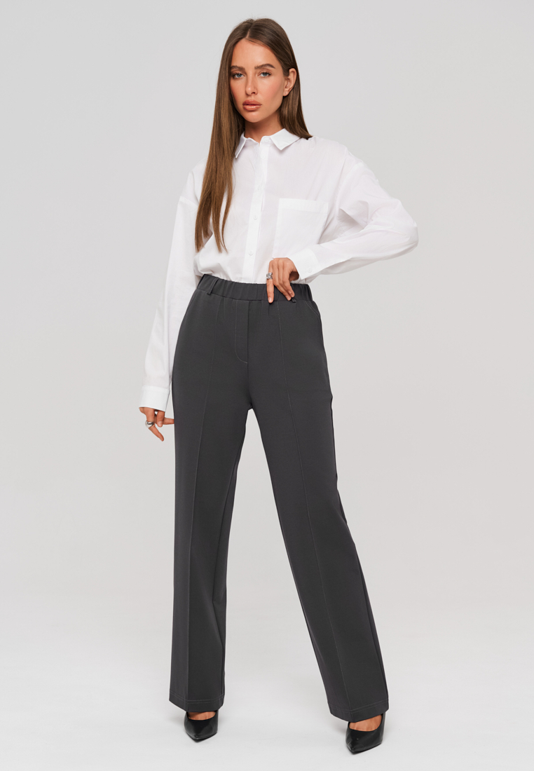 Брюки Stylish AMADEO AWP-5003-серый - фото 1