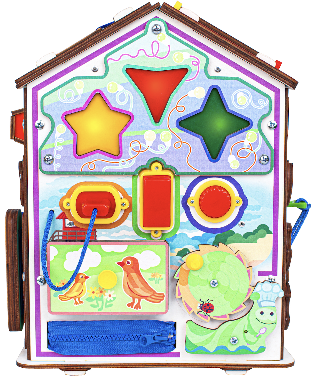 Игрушка Jolly Kids бизиборд Эмоции - фото 6