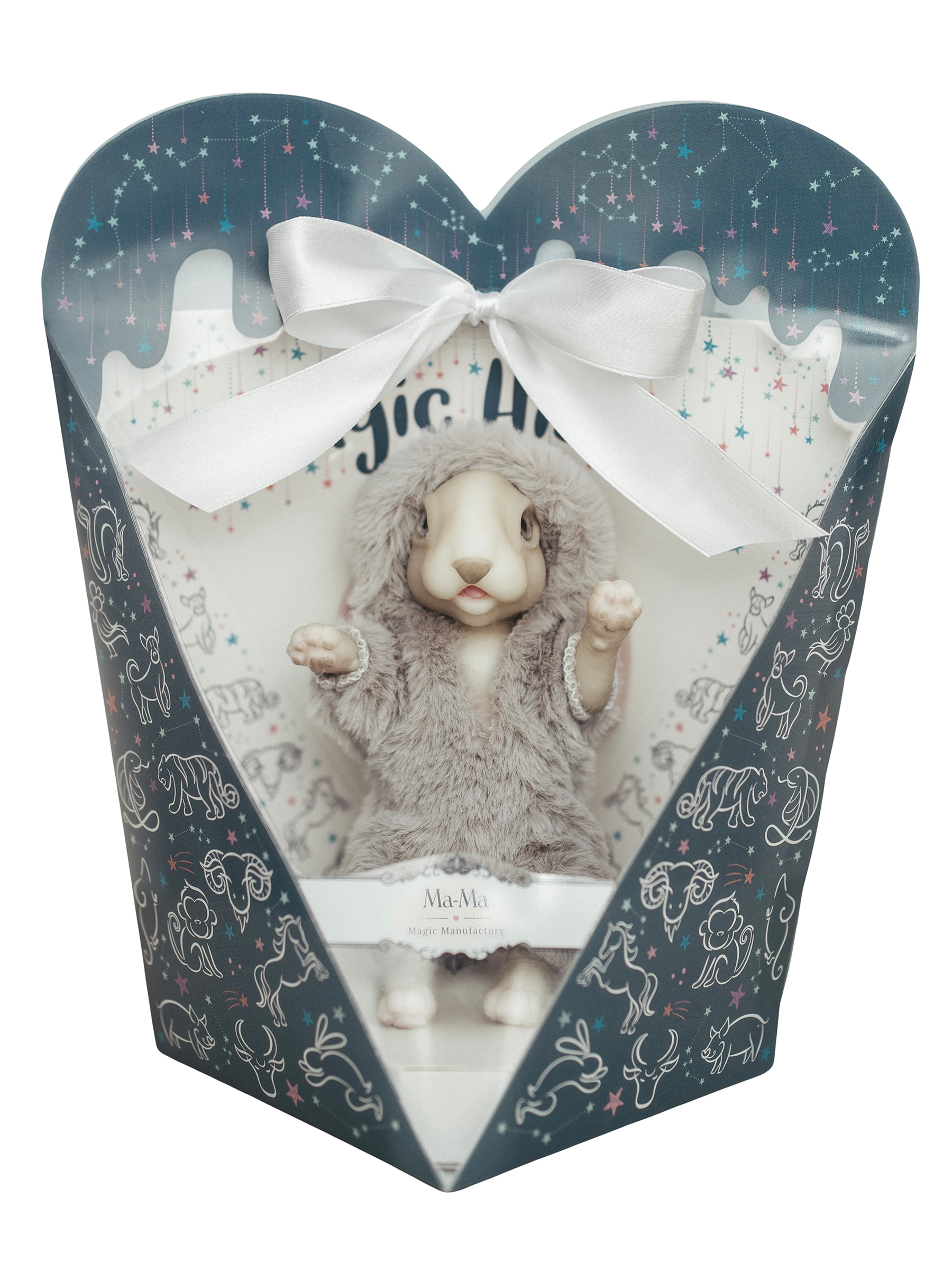 Кукла мини Magic Manufactory Magic history Зайчонок серый высота 15 см 4631169404154 - фото 5