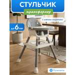 Стульчик для кормления Puremama серый
