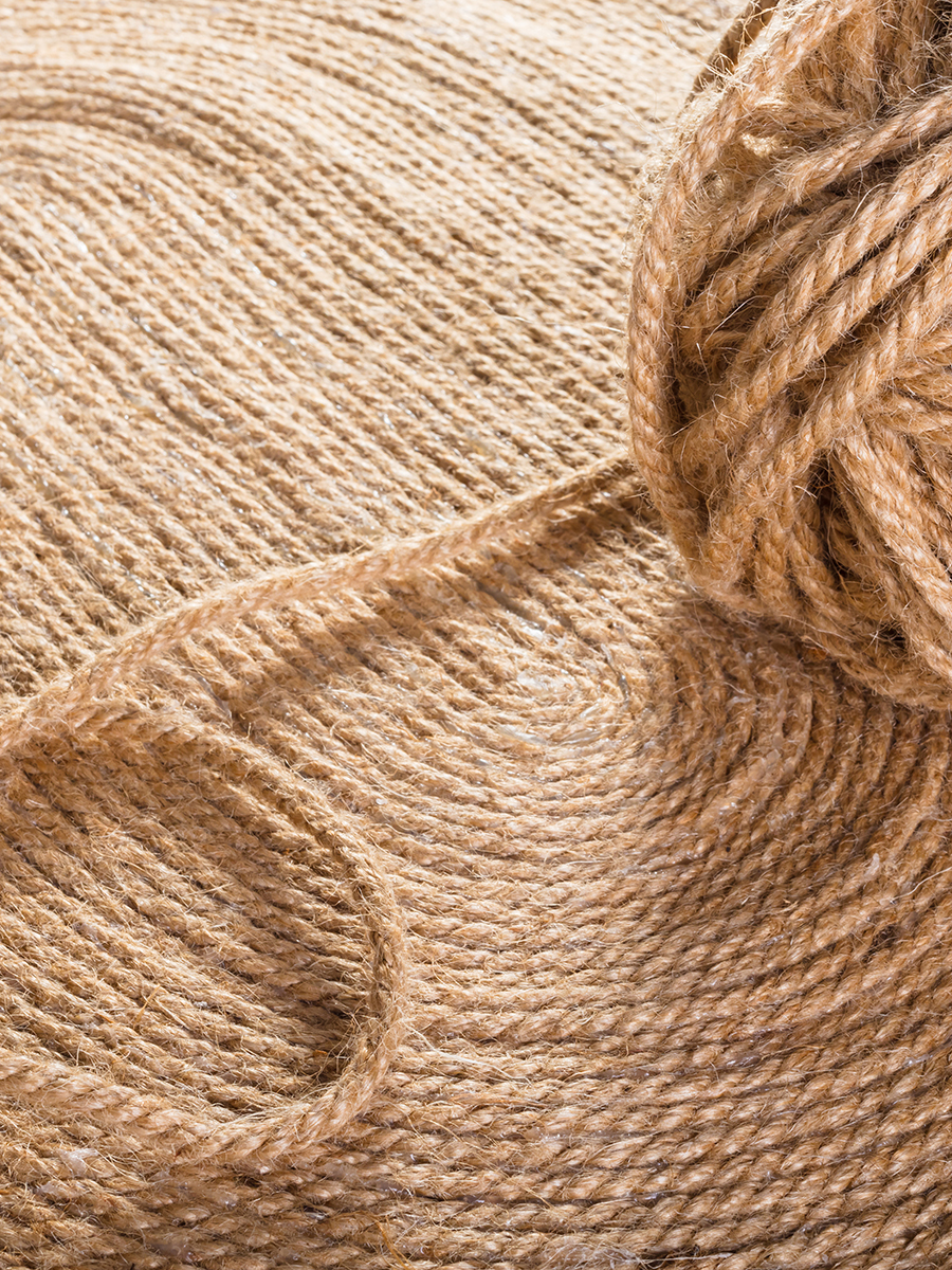 Шпагат TBY джутовый 1,5 мм двухнитка CB уп.400м,500г - фото 4