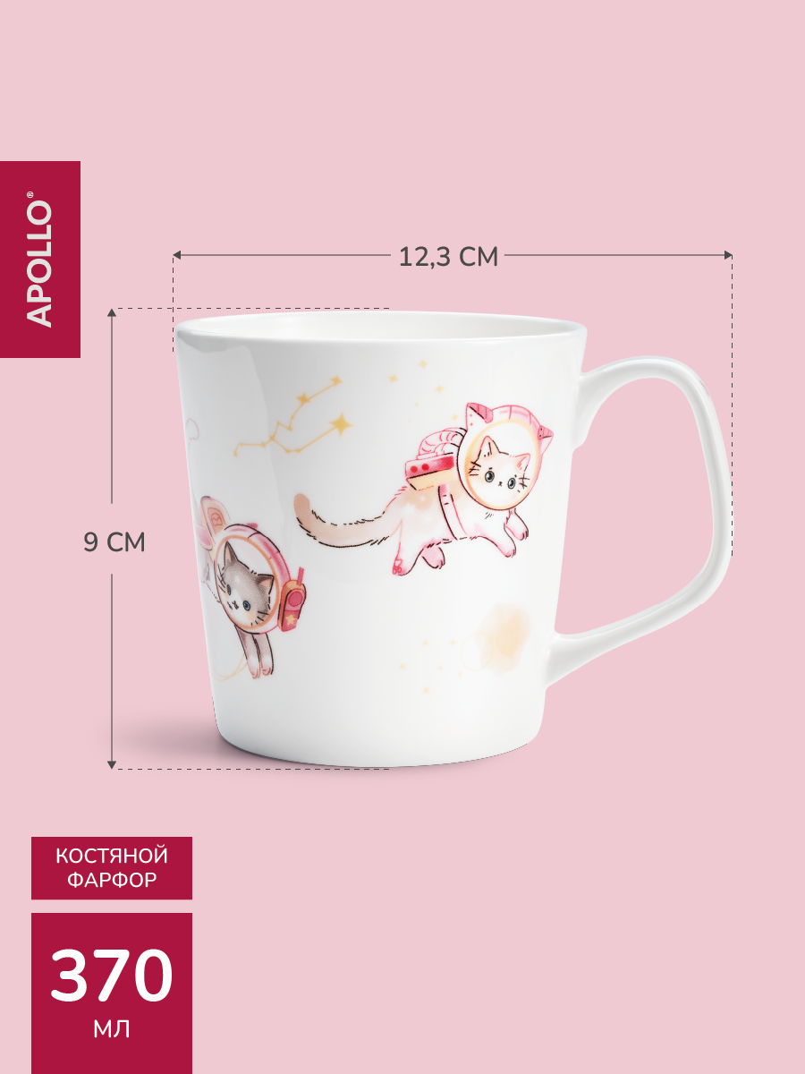 Кружка APOLLO розовый - фото 4