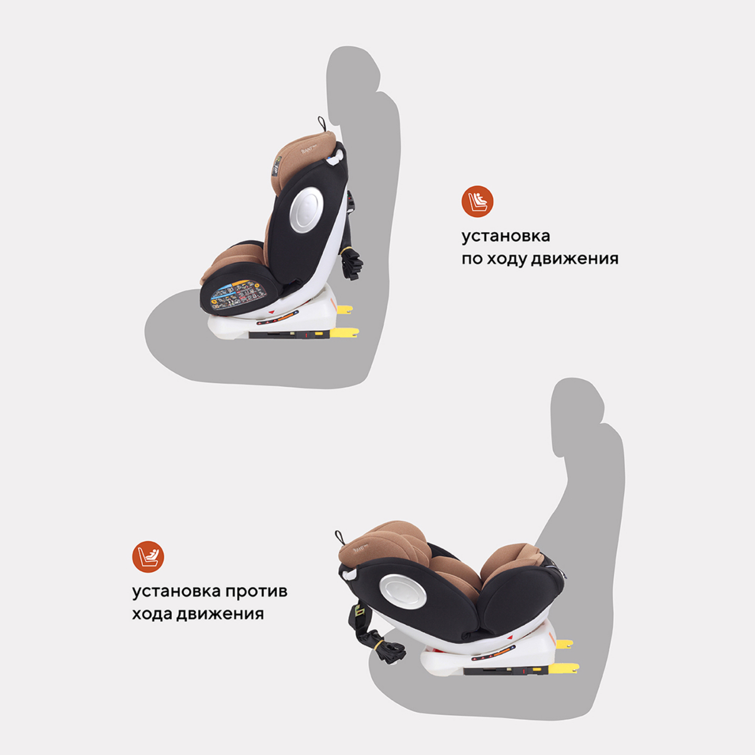 Автокресло Rant Basic Isofix 0+/1/2/3 (0-36 кг) - фото 8