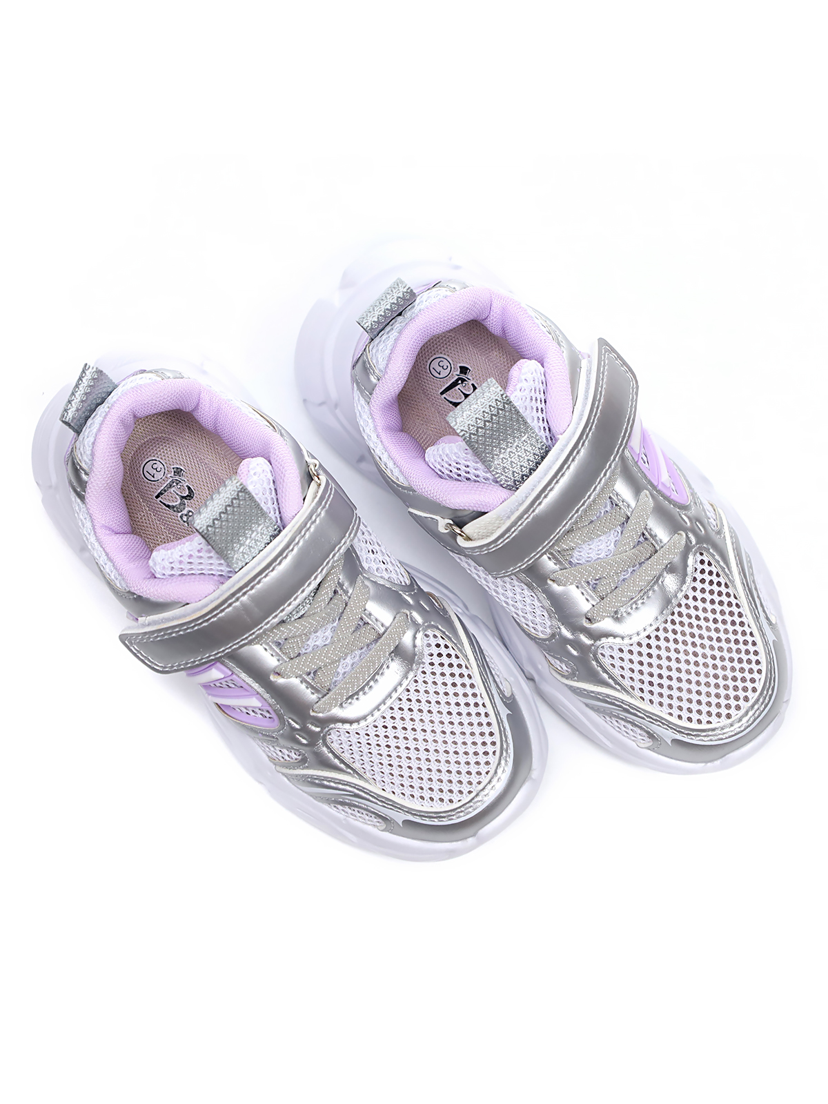 Кроссовки Boys and Girls W2087-3D фиолетовый - фото 11