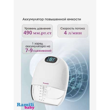 Молокоотсос Ramili SE300 Четырехфазный бионический