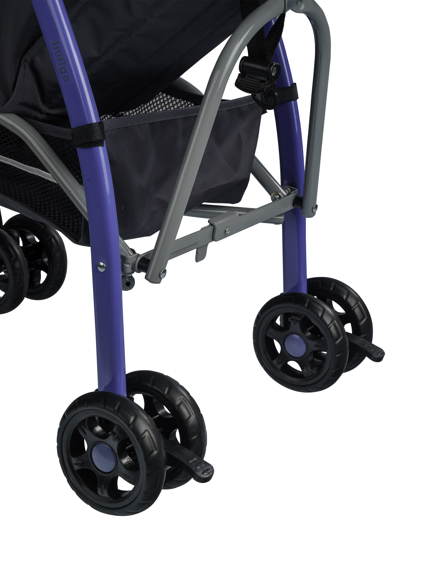 Коляска прогулочная Indigo Bono синий - фото 16