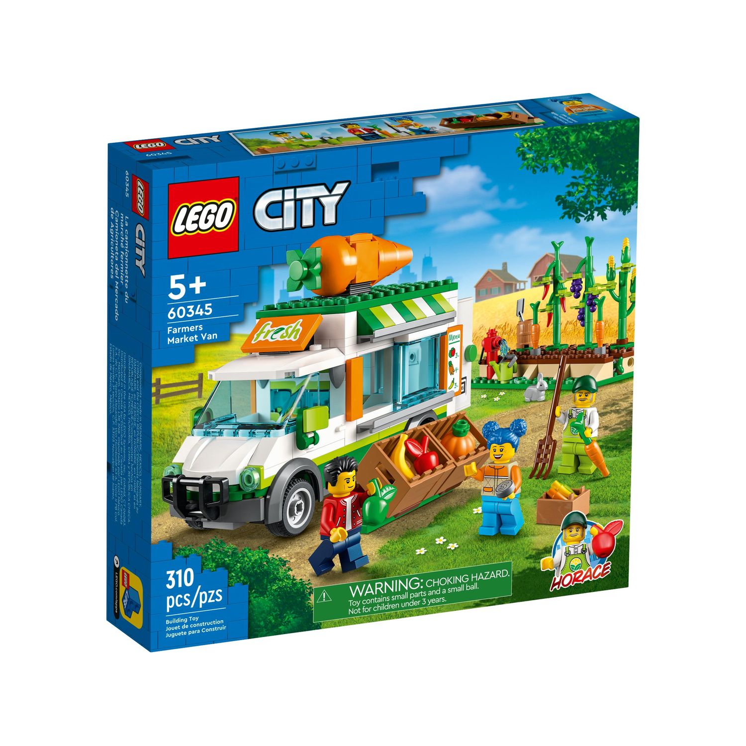 Конструктор LEGO City City Farmers Market Van 310 дет. - фото 1