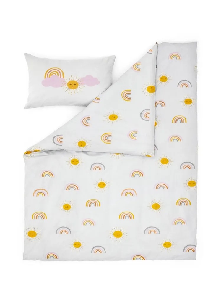 Комплект постельного белья askona kids Солнце и радуга 2 предм. - фото 7