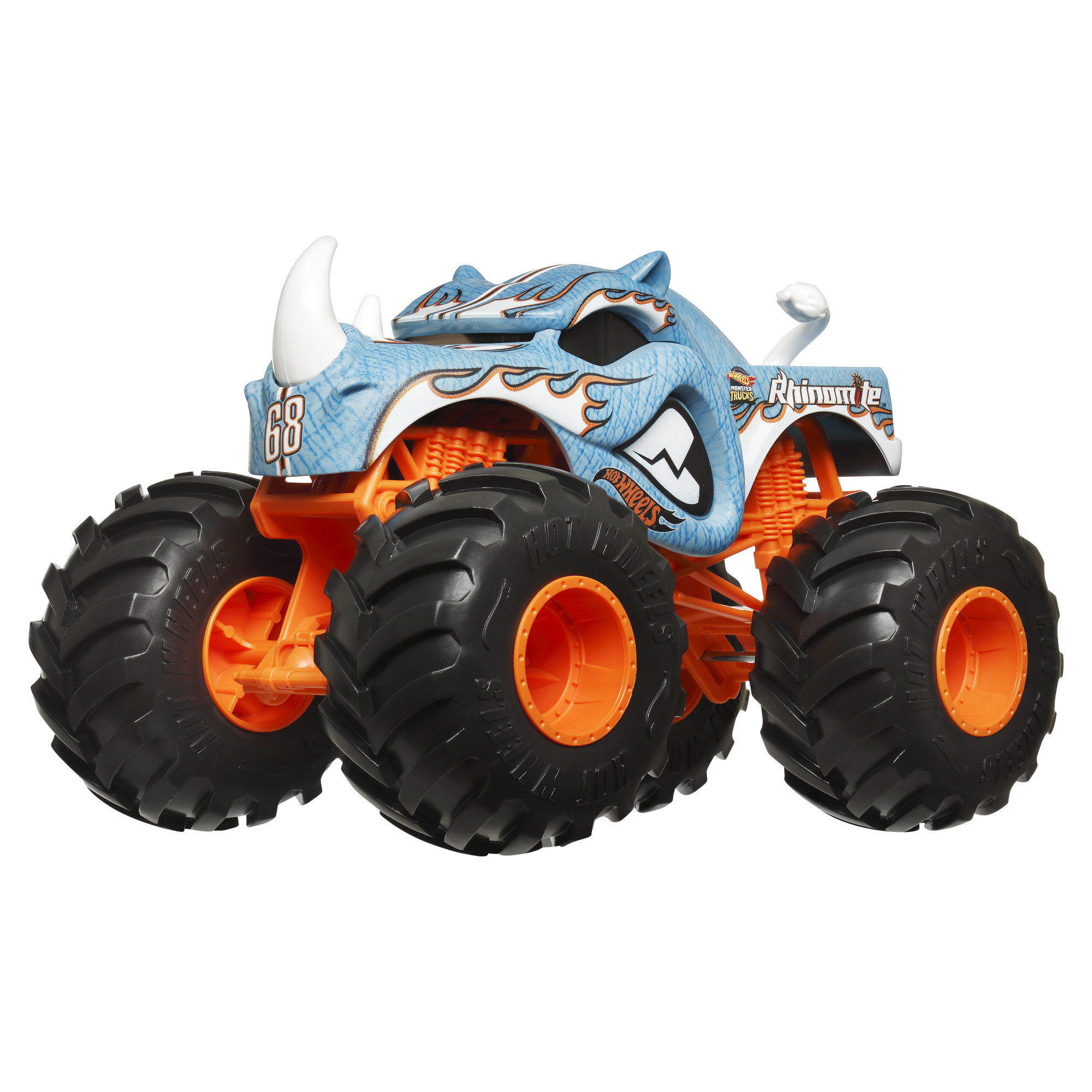 Монстр-трак Hot Wheels Rhinomite 1:24 FYJ83/JDR07 - фото 1