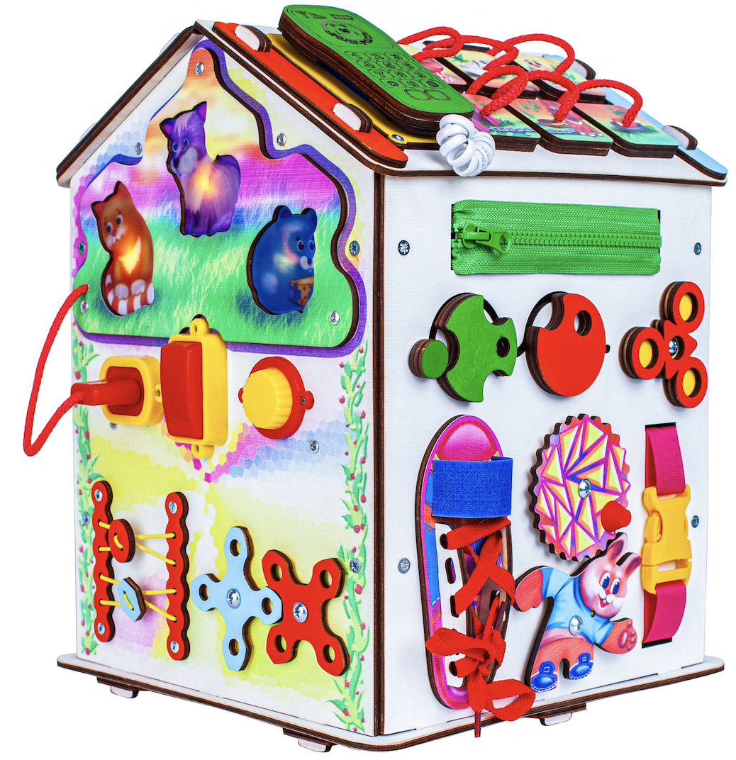 Игрушка Jolly Kids бизиборд Смайлик - фото 9