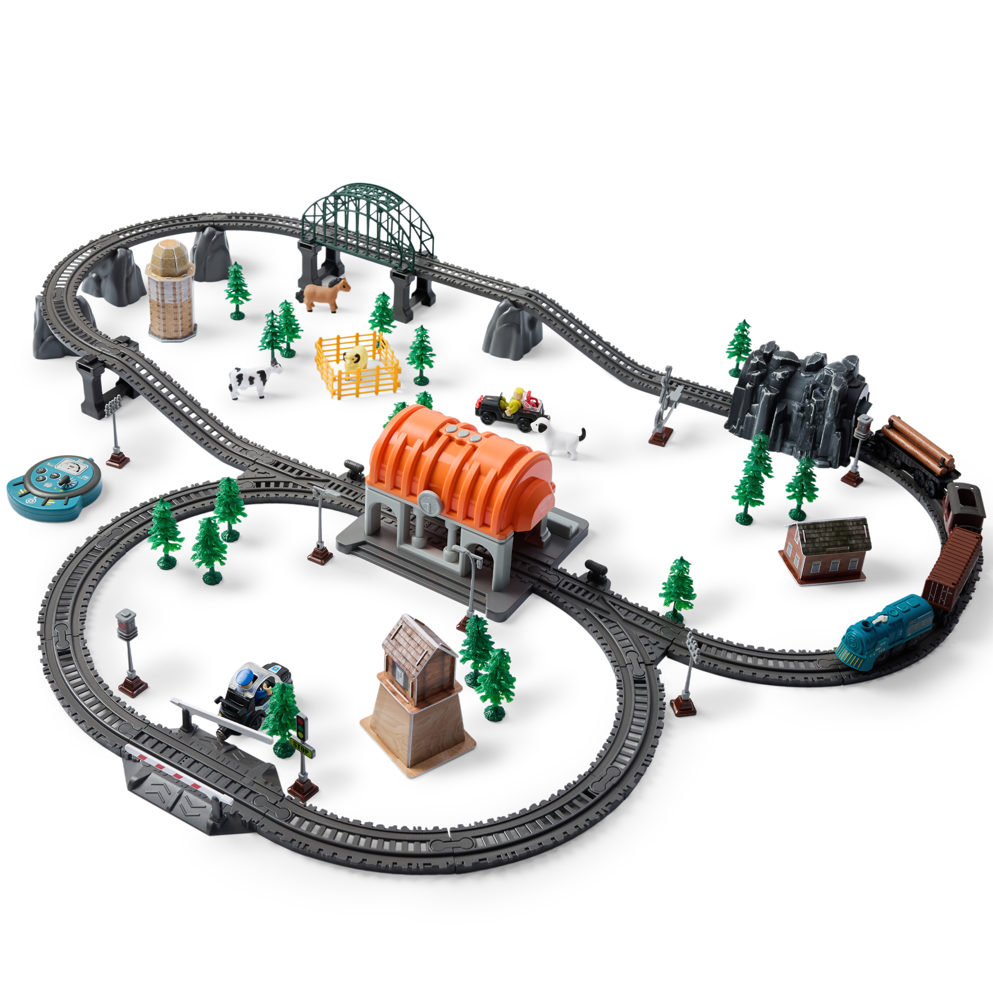 Набор железнодорожный Happy Baby 331995_grey - фото 2