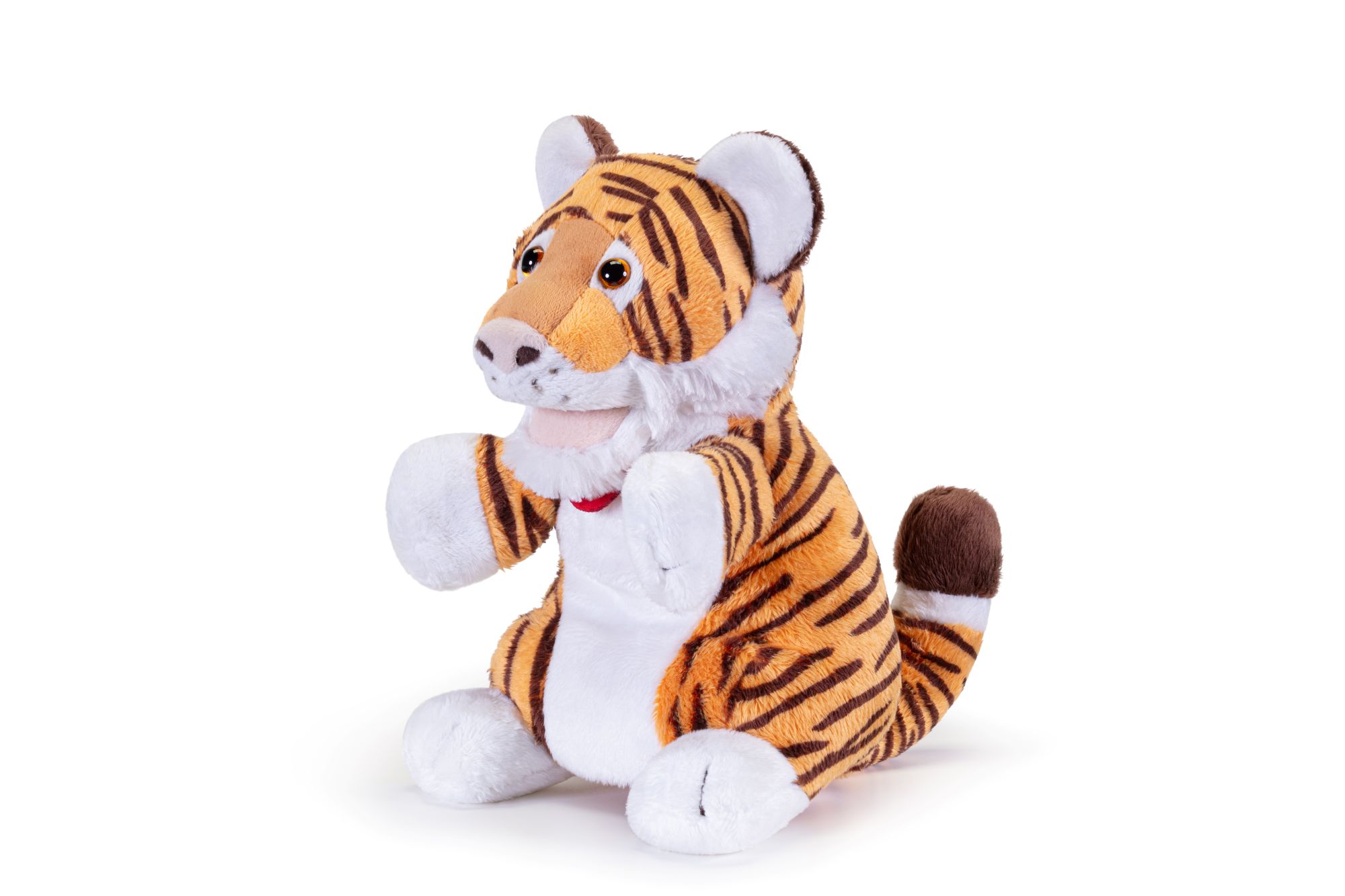 Игрушка мягкая Trudi на руку Тигр 24 см - фото 8