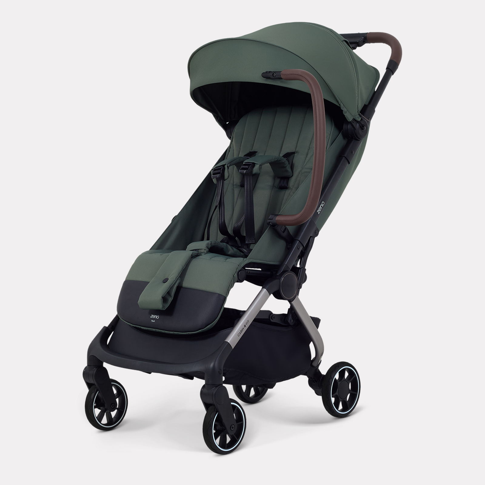 Коляска прогулочная Rant Zeno зеленый - фото 5