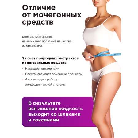Многокомпонентный препарат Guarchibao Дренаж со вкусом лесные ягоды для похудения