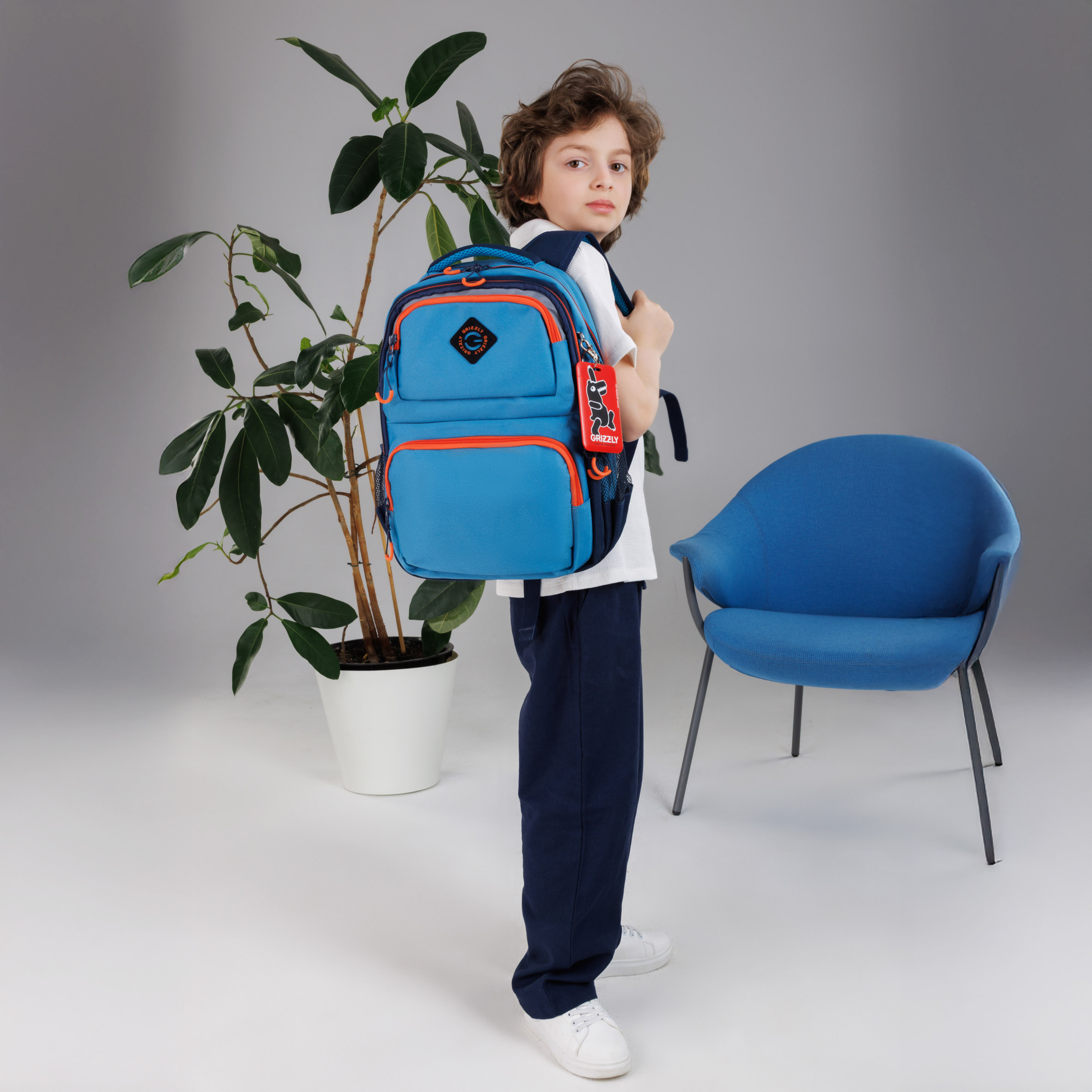 Рюкзак Grizzly для мальчика - фото 7