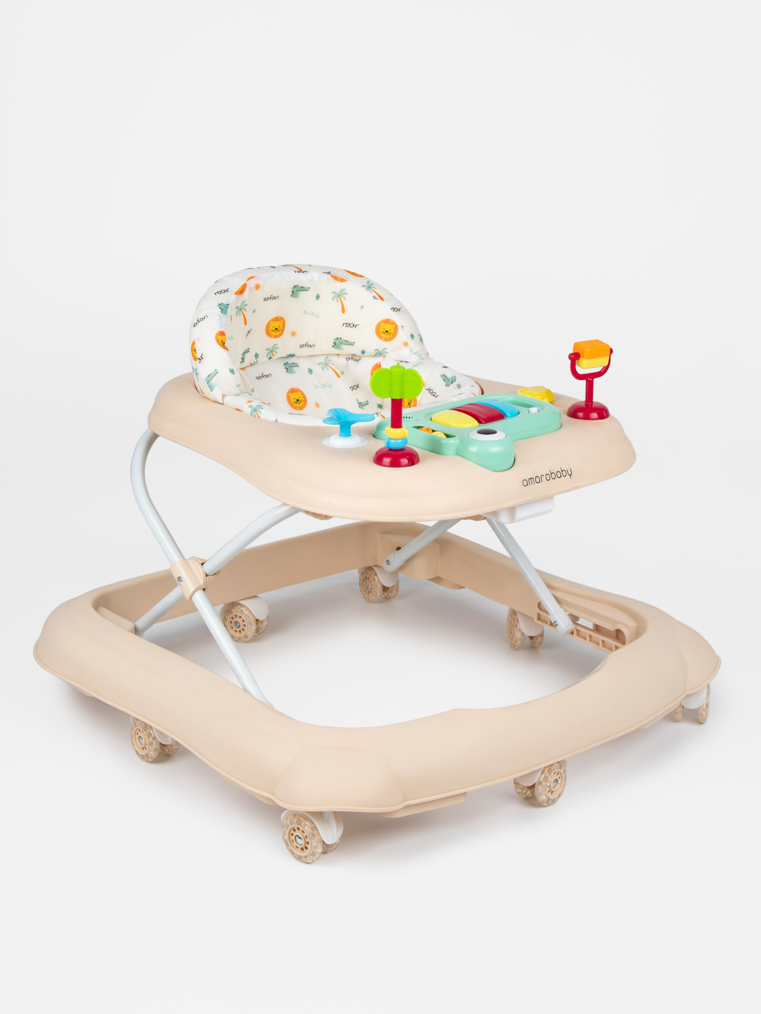 Ходунки Amarobaby Бежевый бежевый в ассортименте - фото 14