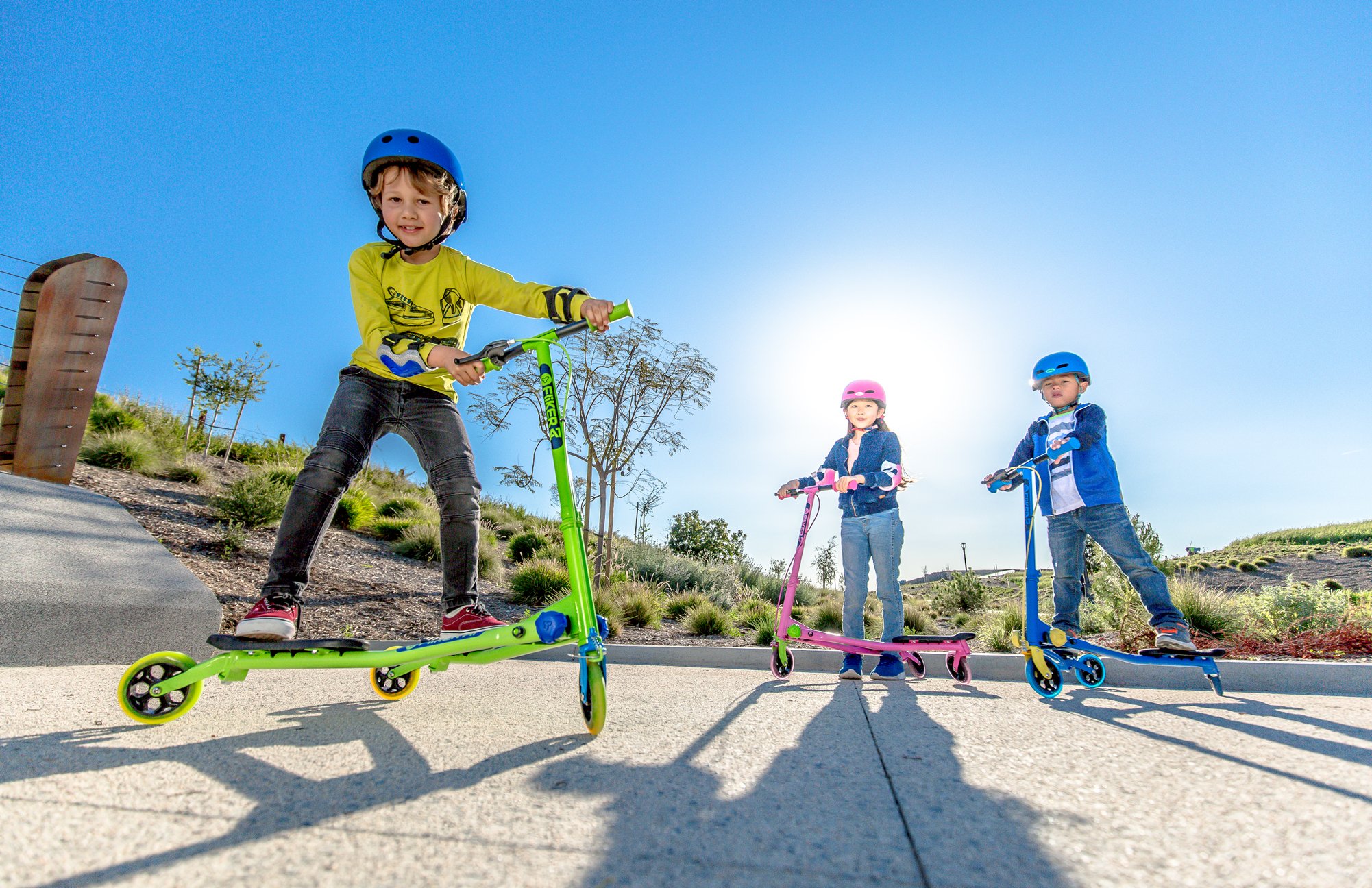 Самокат Yvolution трехколесный - фото 2