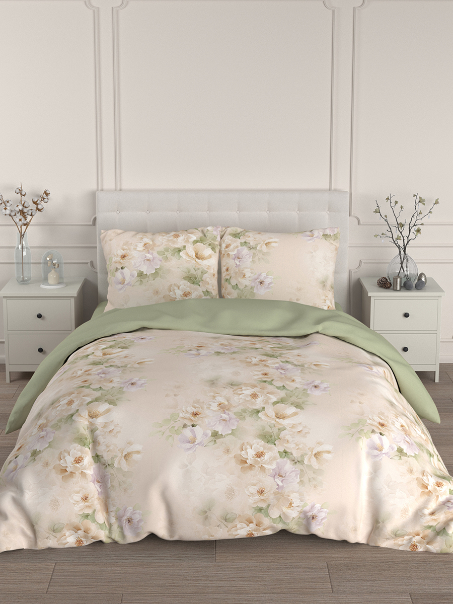 Комплект постельного белья для SNOFF Ассанта сатин полутораспальный 4 предм. - фото 1