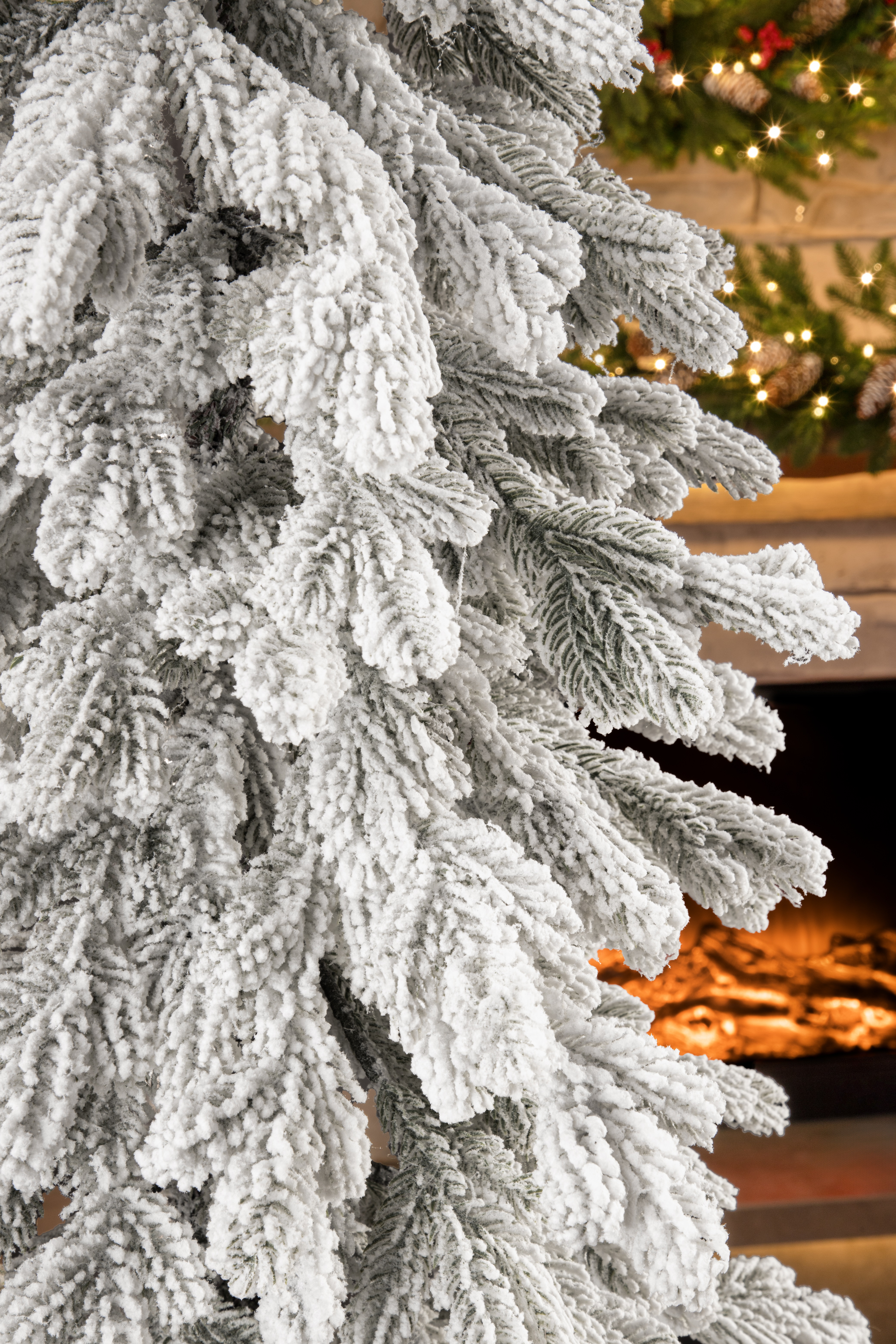 Ель Баллада Поезд Ёлок литая заснеженная на высокой ножке 180см. - фото 5