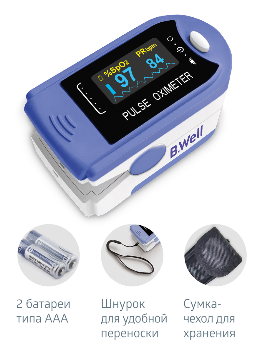 Пульсоксиметр B.Well med-320 - фото 7
