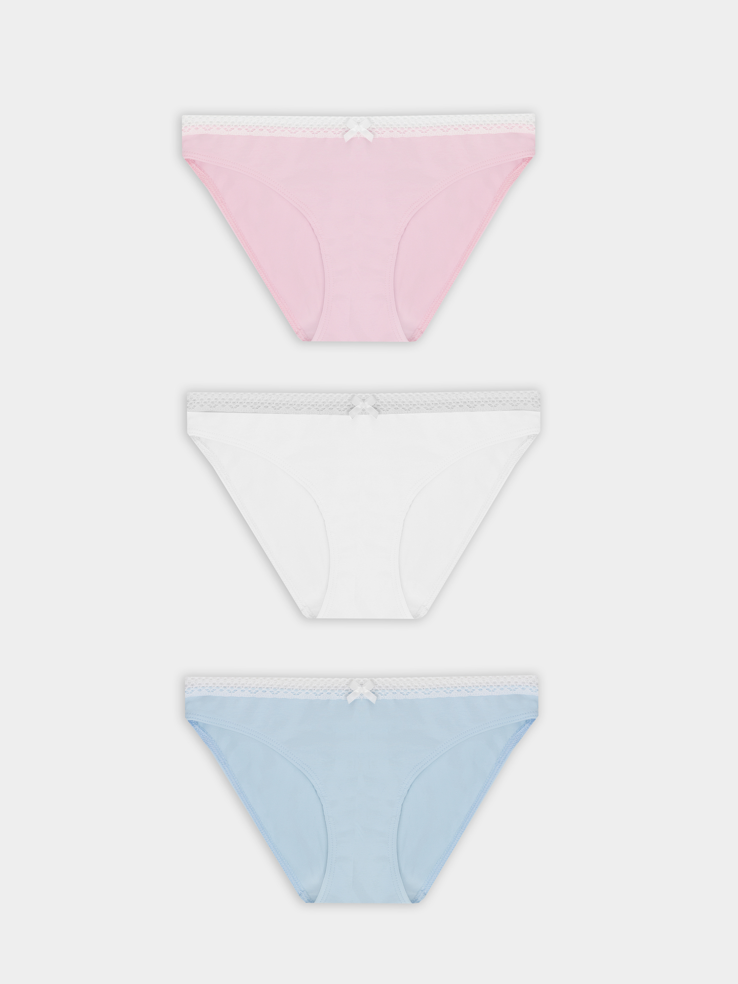 Изображение товара Детские трусы 3 шт Mark Formelle хлопковые с рисунком, средняя посадка