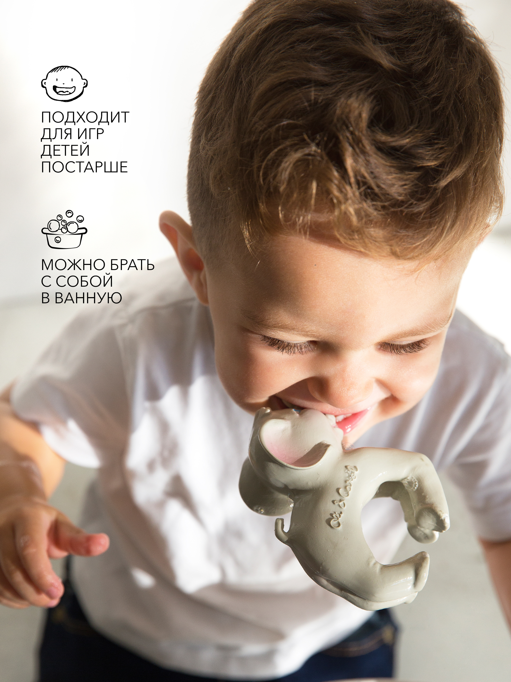 Прорезыватель OLI and CAROL Nelly The Elephant - фото 6