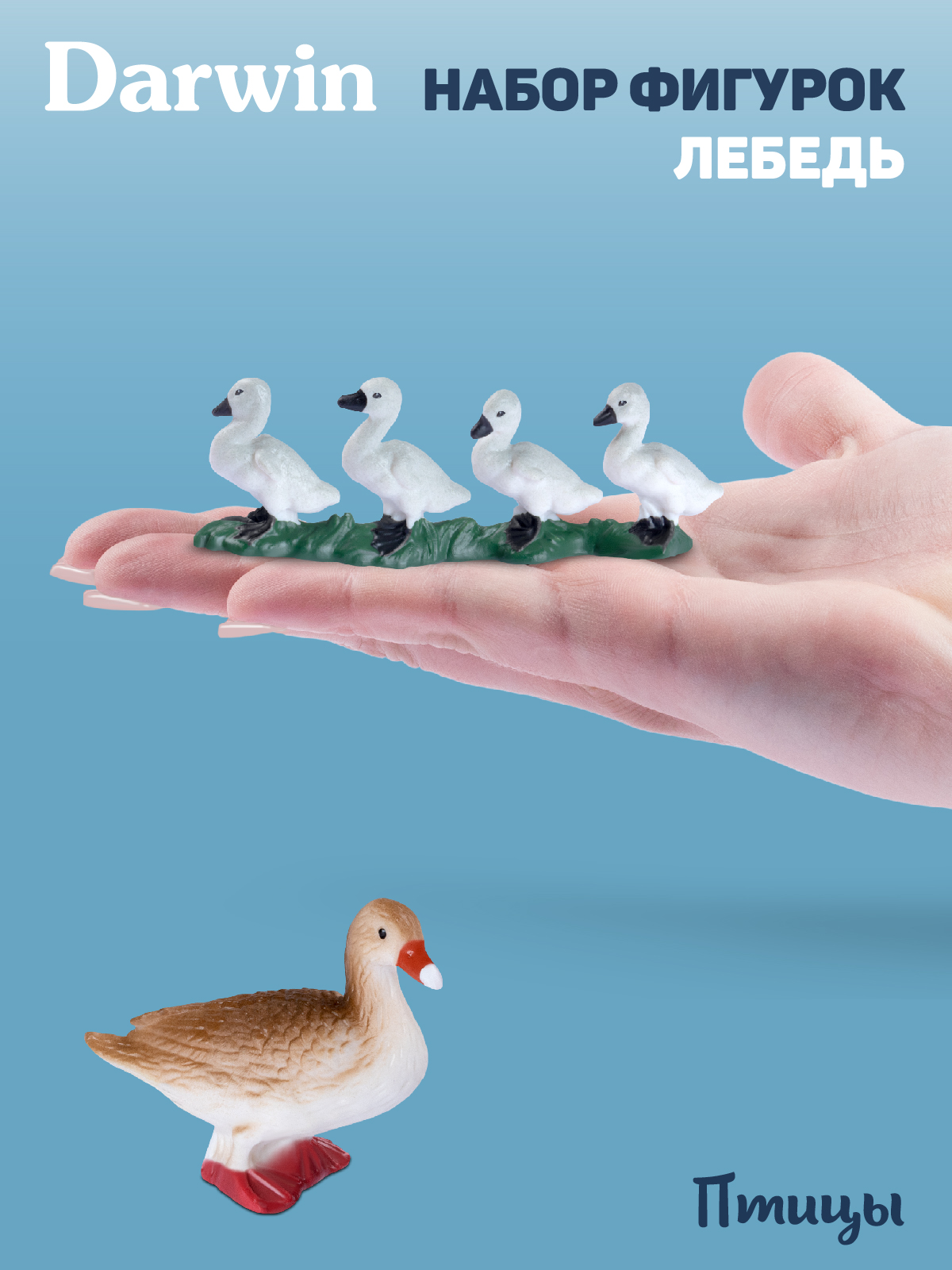Игровой набор DARWIN Животные Лебедь - фото 2