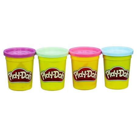 Пластилин Play-Doh 4 цв. в ассортименте