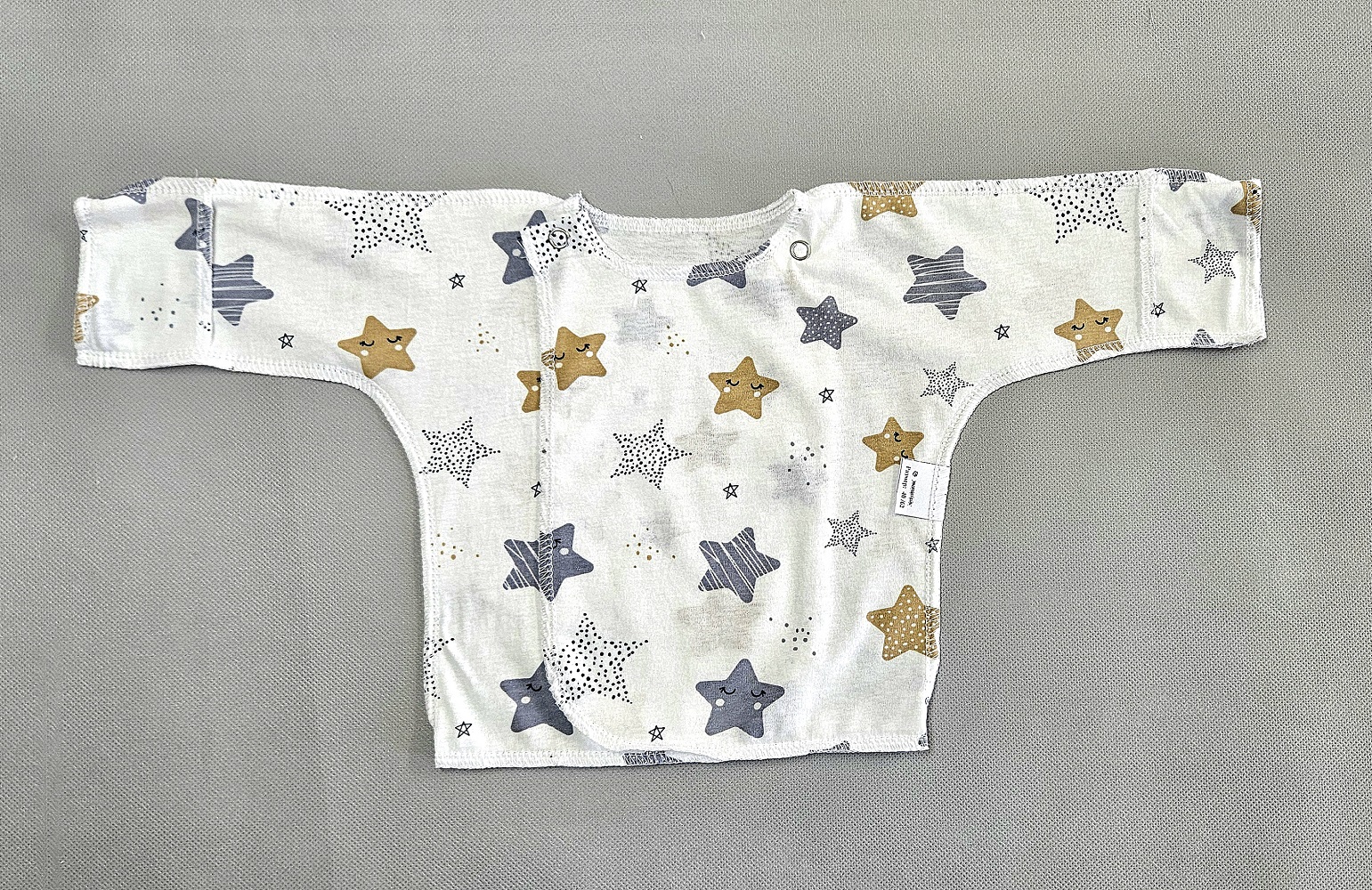 Распашонка 2 шт ЯСЕЛЬКА 100-К(2шт)звезды - фото 3