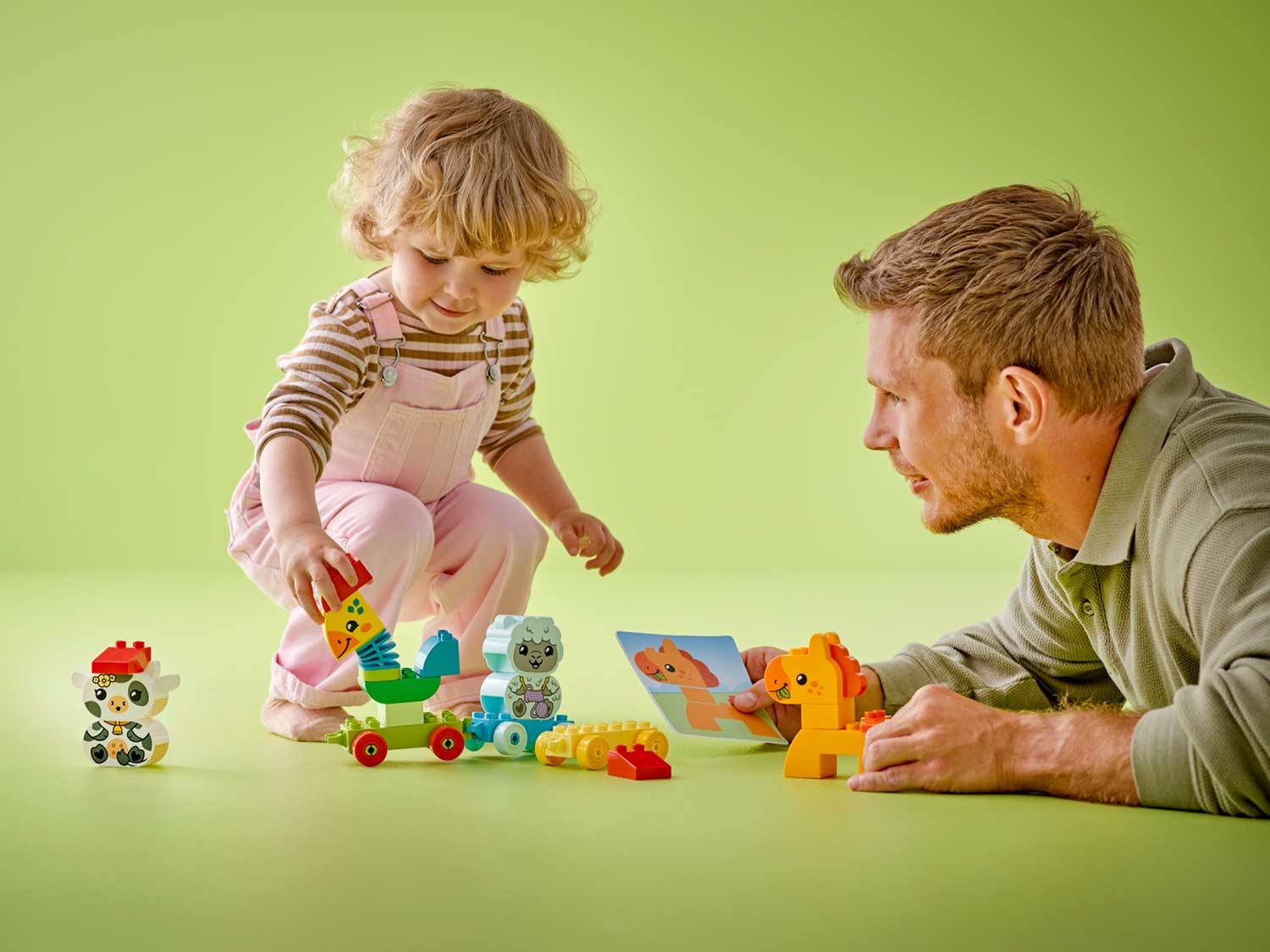 Конструктор LEGO DUPLO Поезд с животными 19 дет. - фото 7