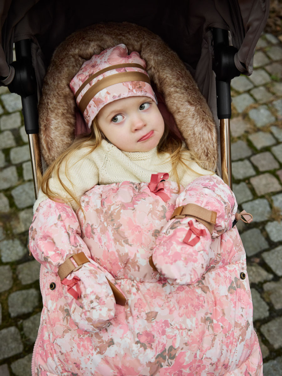 Конверт в коляску Elodie с опушкой River Rose розовый - фото 8