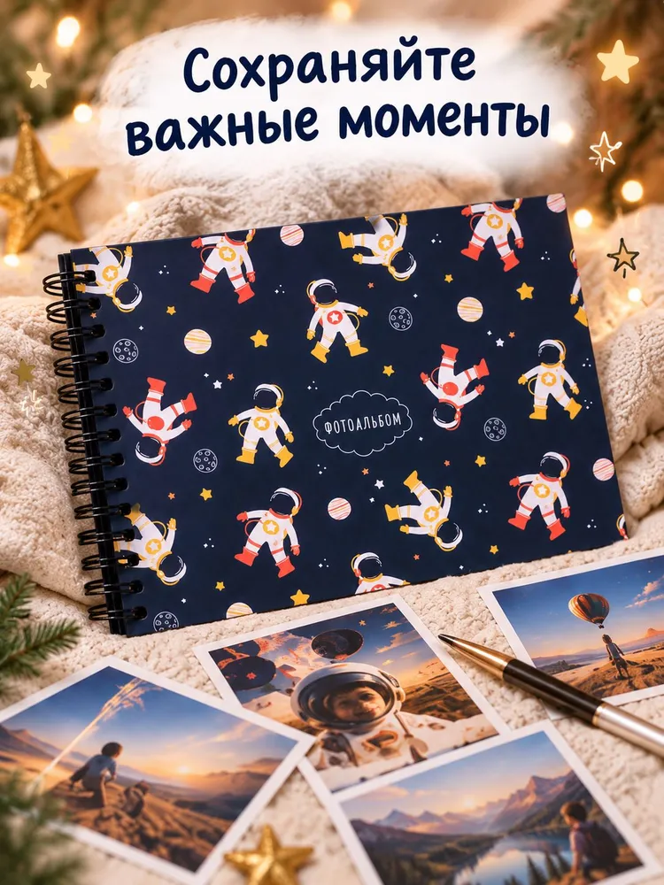 Фотоальбом iLikeGift Cosmonaut 20 листов - фото 5