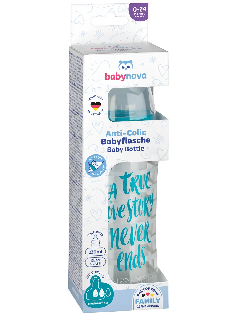 Бутылочка babynova 230 мл - фото 2