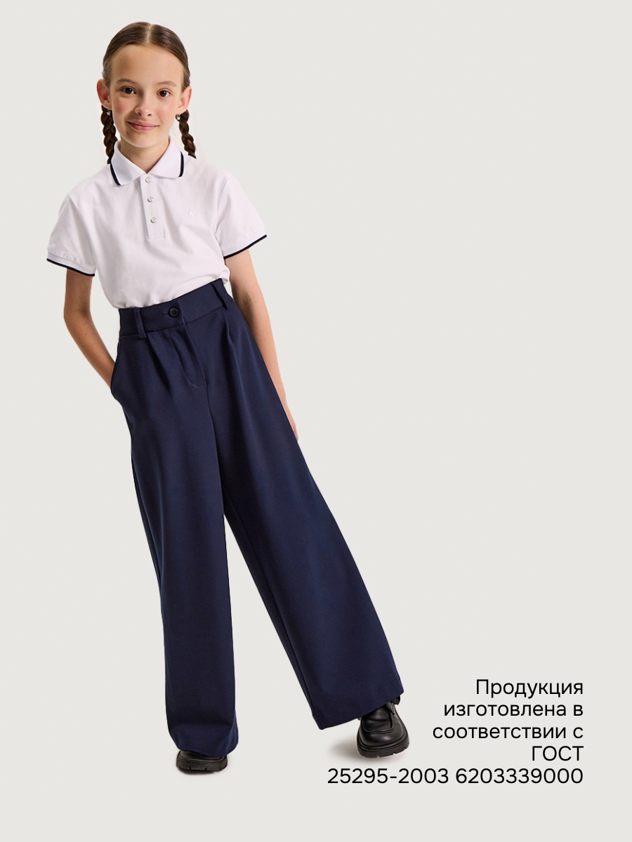 Брюки NIKASTYLE 2ш20625 синий - фото 4