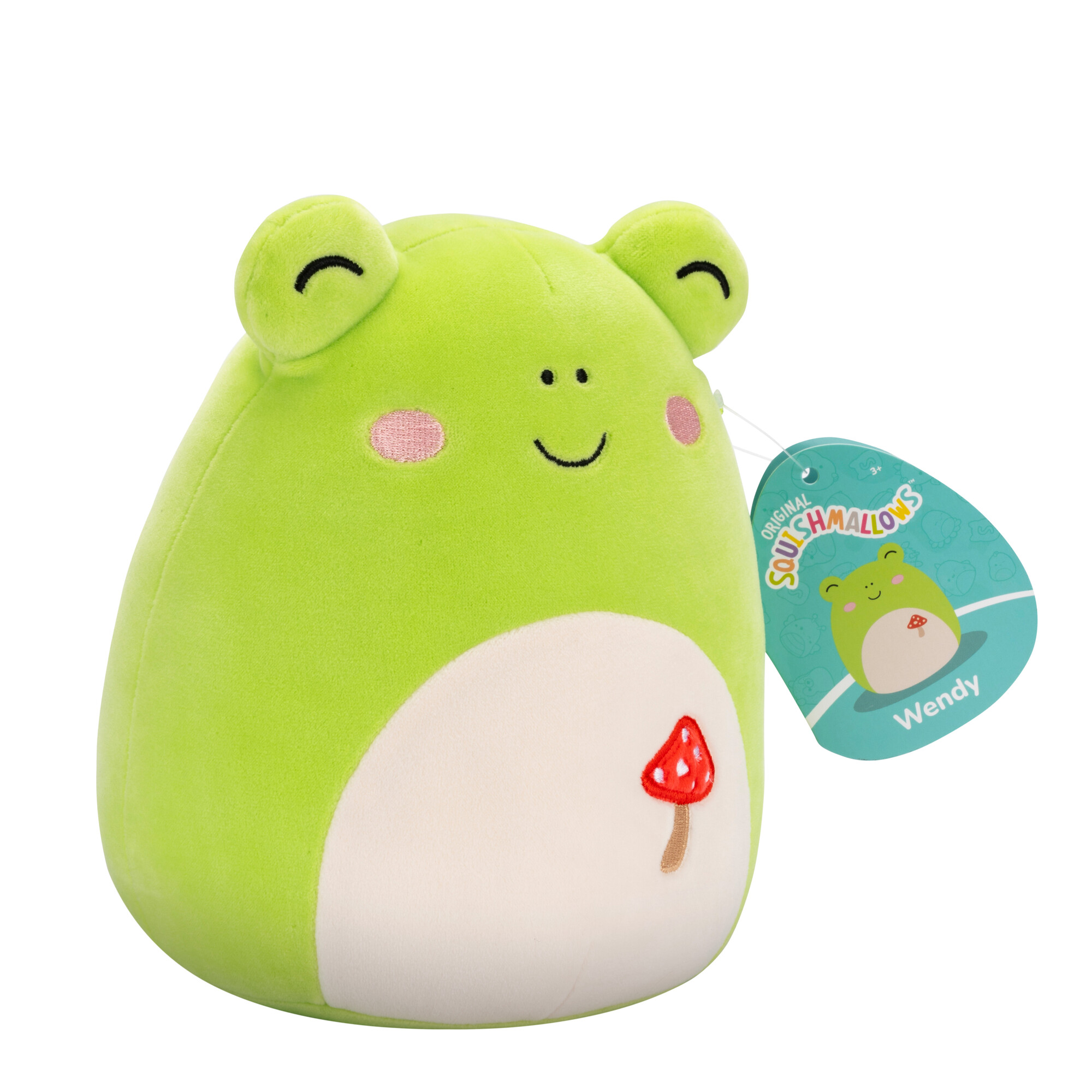 Игрушка мягкая Squishmallows Зеленый лягушонок - фото 2